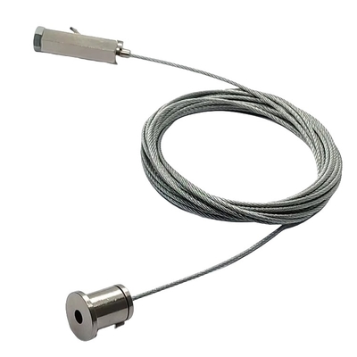 Stainless Steel Suspended Wire Ceiling Lighting System Kit