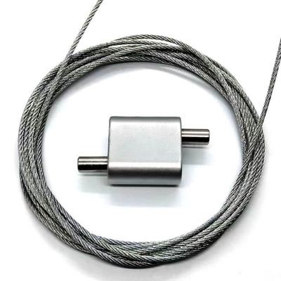 Stainless Steel Cable Looping Gripper with 5000 N Break Load and 30*30MM Size for Easy Install Hanging Systems