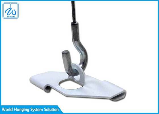 Building Material T Bar Steel Cable Clips Suspended Ceiling T Grid