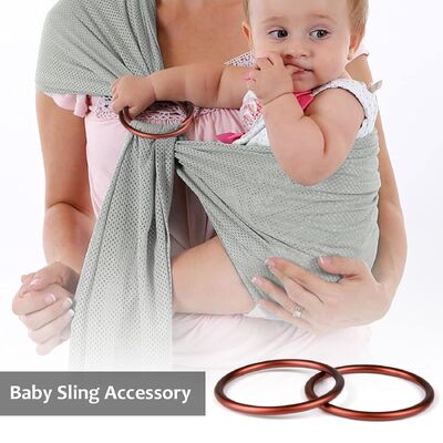 6063 Al Dark Brown Anodizing Finish Infant Ring Sling Rings