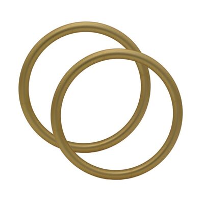 Matt Gold Anodizing Finish Aluminium Sling Rings Adjustable