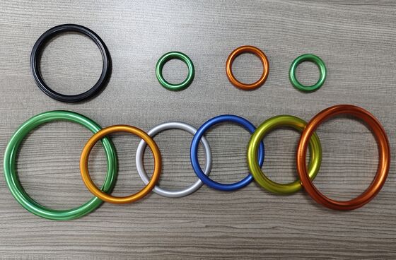 Customizable Blue Anodizing Finish Ring Sling Rings Comfortable Durable For Baby Carrier