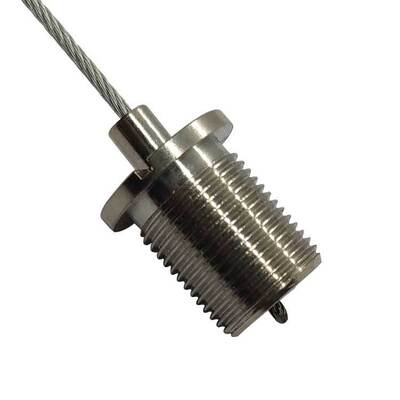 Quality Assured 18mm Faston Cable Clips 90 Degree Wire Rope Grippers for Outdoor Use