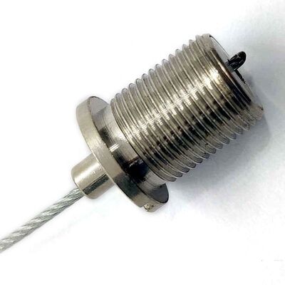 Quick Copper Linker Male Threaded Cable Gripper Tool Brass Material Wire Rope Clip for Lighting Accessories