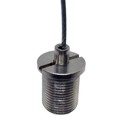 Quick Copper Linker Male Threaded Cable Gripper Tool Brass Material Wire Rope Clip for Lighting Accessories