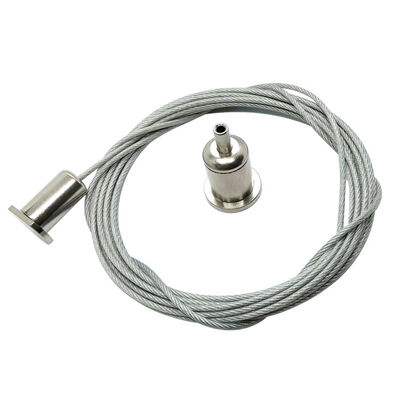 Track Light Suspension Kit Cable Gripper with Ceiling Attachment Light Hanging Kit Cable Gripper