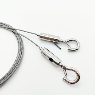 Factory Wholesale LED Panel Light Suspension Lighting Kits Wire Hanging Quickly Adjustable Hook Gripper