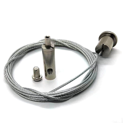 Wholesale Adjustable Brass Suspension Kit with Copper Cable Gripper Wire Rope Clip for LED Lights