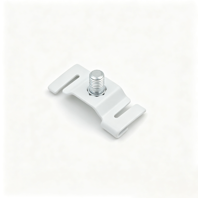 M6 Thread Oblong T Bar Clip Brass Suspension Accessory Drop Ceiling Track Light Wire Rope Cable Management Clamp