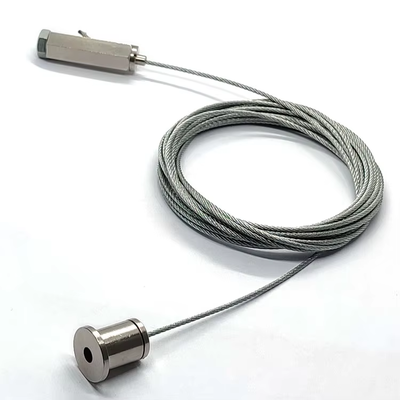 Custom Led Lamp Hardware Ceiling Lighting Hanging Wires Small Cable Gripper Accessory for Indoor Panel Light Mount