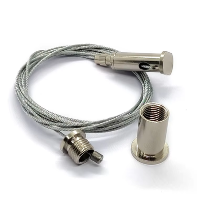 Custom Led Lamp Hardware Ceiling Lighting Hanging Wires Small Cable Gripper Accessory for Indoor Panel Light Mount