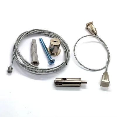 Custom Led Lamp Hardware Ceiling Lighting Hanging Wires Small Cable Gripper Accessory for Indoor Panel Light Mount