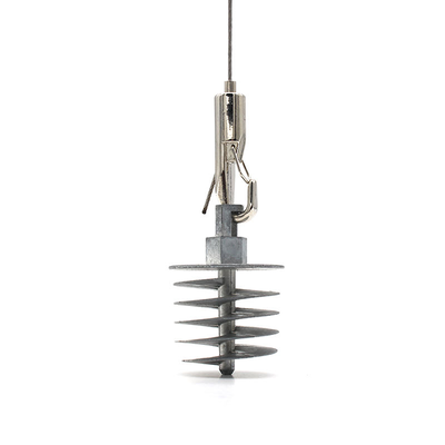 Wire Rope Gripper Fastening Screw Helix Anchor Acoustic Panel Suspension Hardware Soundproof Plate Mounting Accessory