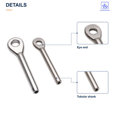 Tubular Eye-End Fittings for Wire Rope Assemblies
