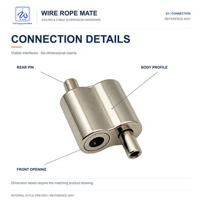 Wholesale Custom Looping Cable Gripper Double Sides Steel Wire Rope Looping Gripper
