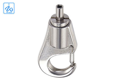 Snap Hook Wire Cable Grippers For Cable Suspension System Silver Color