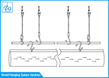 Slide Track Suspension HVAC Hanging Kit Custom Length SGS Certificated