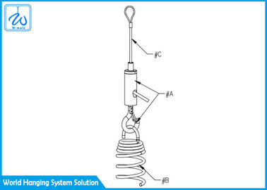 Sound Absorbing Cable Suspension Kit High Adjustability ODM / OEM Service