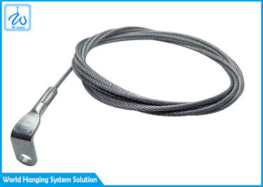 Big Pull 7x7 Stainless Steel Wire Rope Assembly With 90 Degree Bending Terminal
