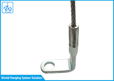 Big Pull 7x7 Stainless Steel Wire Rope Assembly With 90 Degree Bending Terminal