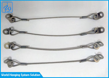 Customized Prevent Fall Garage Door Spring Safety Cable With Bending Terminal End
