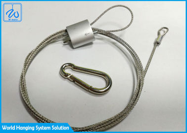 Durable Light Fittings Wire Suspension Hanging Kit With Looping Gripper