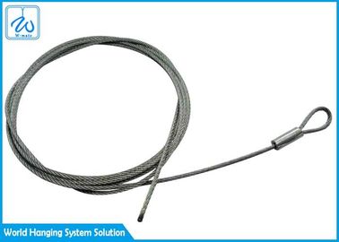 Stainless Steel Wire Rope Sling Assembly With Loops By Riveted Joint