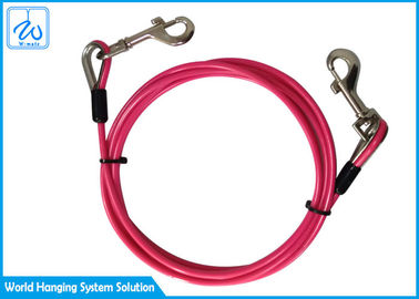 Safe And Secure Pet Tie Out Cable Coated Steel Dogs Camping Cable