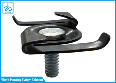 SGS Drop Ceiling T Bar Attachment Clip Parts For Suspended Ceiling / Track Lighting