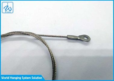 Safety Cord With Attenuator 7x7 Stainless Steel Wire Rope 1.5mm Steel Cable Sling