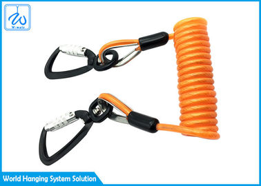 Vinyl Coated Retractable Extension Spring Safety Cable