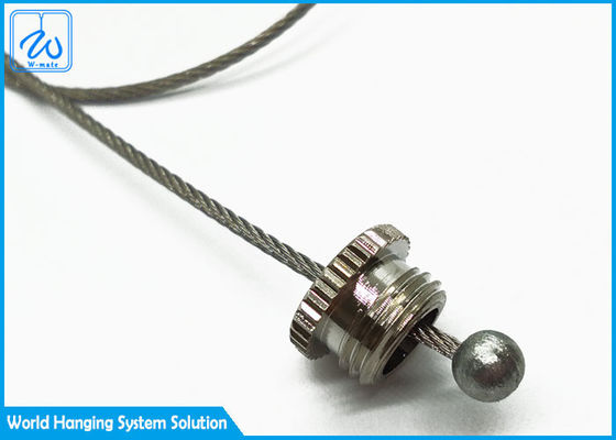 Galvanized Stainless Steel Pendant Mountings For Light Cable Gripper Suspension System