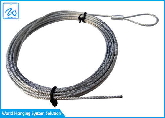 Safety Cord With Attenuator 7x7 Stainless Steel Wire Rope 1.5mm Steel Cable Sling
