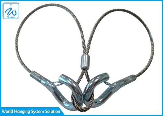 High Tensile Galvanised Stranded Steel Wire Rope Sling Safety