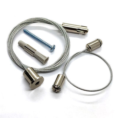 Ceiling Hardware Air Wire Suspension Hanging Kit Steel Wire Cable Gripper