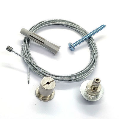 Suspension Kit For Led Panel Lights With Adjustable Cabel Gripper