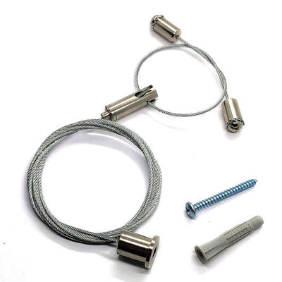 Acoustic Ceiling Suspension Kit Acoustic Attach Gripper Cable Hanger Steel Wire Rope For Sling