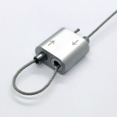 Natural Anodized Looping Cable Gripper Aircraft Stainless Steel Cable