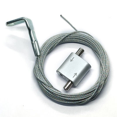Aluminum Two Way Looping Gripper For LED Lighting Cable Hanging System