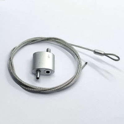 Nickel Paint Zinc Alloy Looping Gripper Wire Suspension Kit For Lighting