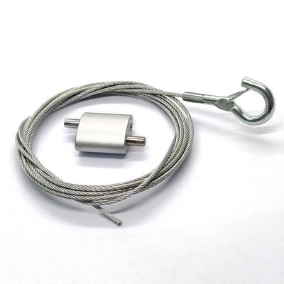 Hanging Wire Systems Looping Gripper Kit Suspension Cable With A Snap Hook For Hanging