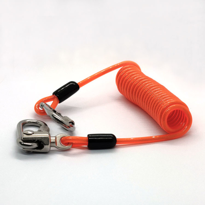 High Standard Retractable Steel Coil Spring Wire Cable Tool Lanyard