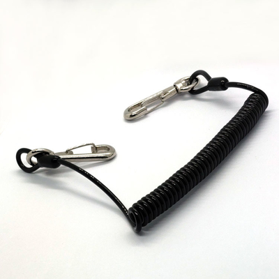 Flexible Scaffolding Spring Loaded  Tool Lanyard with Loop and Hook