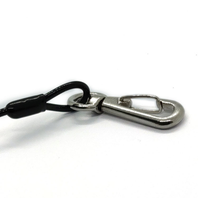 Flexible Scaffolding Spring Loaded  Tool Lanyard with Loop and Hook