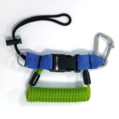 Retractable Fishing Rod Safety Lanyard Webbing Tool Spring Lanyard Belt