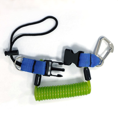 Retractable Fishing Rod Safety Lanyard Webbing Tool Spring Lanyard Belt