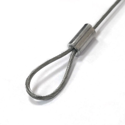 Wire Rope Eye To Eye Sling Stainless 316 For Security Lanyards