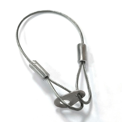 Wire Rope Eye To Eye Sling Stainless 316 For Security Lanyards