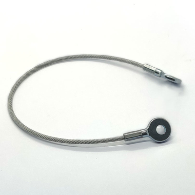 Stainless 316 Steel Rope Wire Sling Tool With Stamped Eyelets