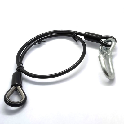 Wire Cable Galvanized Stainless Steel Coated PU Hanging Hook